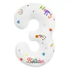 Balões Brancos Impressos com Números de 32 polegadas para Meninas e Decorações de Balão de Aniversário Infantil Balões de Folha de Alumínio Atacado