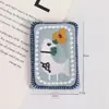 Accesorios de Ropa de Tela de Algodón y Lino Estilo Mori Estilo Coreano para Manualidades, Parches de Tela, Decoraciones para Zapatos y Calcetines, Insignias, Broches y Materiales Auxiliares