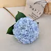 Flores Artificiais de Hortênsia Impressas em 3D de Alta Qualidade, 216 Peças, para Decoração de Sala de Estar Doméstica, Mesa de Jantar, Hotel e Cena de Casamento