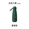 Sombrilla portátil de protección solar para mujer con logo personalizado, doble uso para días soleados y lluviosos, estilo cápsula, diseño minimalista, recubrimiento negro, sombrilla publicitaria