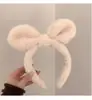 Linda Diadema para Lavarse la Cara para Mujer, Nuevo Accesorio para el Cabello de Dibujos Animados de Otoño e Invierno, Diadema de Felpa, Goma para el Cabello, Pinza para el Cabello