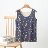 Chaleco floral sin mangas para mujer, otoño e invierno 2026, corte holgado, elástico, cálido y adecuado como capa interior o camisola