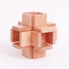 Madera de Haya 4.5cm Cerradura Kongming Luban Juego Completo Regalo Educativo Infantil Juguete de Madera con Ensamblaje Machihembrado Detalles en Empaque de Plástico