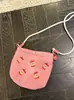 Bolsa de lona de manzana dulce y linda para niñas, nuevo modelo de verano 2026, alto atractivo estético, moderna, casual, bandolera de gran capacidad