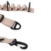 Cuerda de tendedero multiusos para exteriores, cualquier cosa con cinturón de almacenamiento negro, cuerda de tendedero de 24 agujeros, cuerda de almacenamiento con hebilla colgante