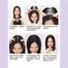 Peruca Feminina de Cobertura de Cabelo Simulado Brancos Volume Franja Cheia Peruca Leve e Fina Cabelo Cacheado Natural Reposição