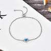 Venda direta transfronteiriça coreano moda simples coração pulseira natural das mulheres Aobao zircão amor jóias acessórios