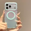 Funda magnética lateral con gradiente de dopamina adecuada para iPhone 17 Pro Max, Apple 16 Pro, anticaída 15 Pro