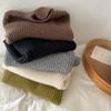 Suéter Infantil 2025 Invierno para Niños Cuello Medio de Cuello Alto Suave y Sedoso de una Pieza Base de Terciopelo Suéter Pulóver Estilo Western para Niñas