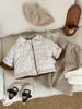 Ropa para niños de Corea del Sur, chaqueta acolchada de algodón de invierno para niñas pequeñas, 2024, nueva chaqueta acolchada de algodón cálida de estilo occidental para niñas, abrigo para niños
