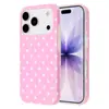 Adecuado para funda de teléfono de lunares para iPhone 17, funda suave de cobertura total IMD de lunares para Samsung S24, Apple 15 Pro