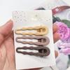 Grampo de franja estilo coreano presilha de borda de franja presilha lateral de uma palavra cor de doce presilha sem costura para cabelo acessório de cabelo presilha para cabelo quebrado