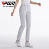 Calças de golfe PGM femininas primavera e verão calças retas calças esportivas para combinar tudo design característico erzai na cintura traseira