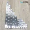 Acero Inoxidable Código de Ángulo 90 Grados Escuadra de Ángulo Recto Engrosada Tipo Soporte de Estante en Forma de L Pieza de Fijación de Conexión de Muebles Pieza Triángulo