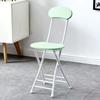 Silla con respaldo Silla de entrenamiento Residencia de estudiantes Silla de computadora sencilla y portátil Plegable Compacta Fuerte Pequeña Huella