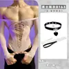 Lingerie Sexy para Lóbulo com Abertura no Gancho Conjunto Paixão, Peça Única Sedutora Sexy em Renda Transparente com Recortes, Uniforme Tentação Atacado