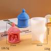 Nuevo Molde de Velas Transfronterizo DIY Resina Velas Aromáticas Familiares Casa de Paja Molde de Silicona
