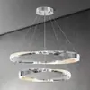 Araña de sala de estar de lujo ligero minimalista italiano, luz principal circular creativa de diseñador Bauhaus de 6 piezas para el pasillo, aluminio, otros materiales no especificados