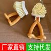 Cepillo Triangular Plegable Japonés para Limpieza de Ranuras Puede Pararse Estufa de Cocina Descontaminación de Baño Cepillo Multifuncional