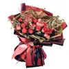 Jiemei Venta al por mayor personalizada Floristería Materiales de empaque floral Papel de flor de papel estilo europeo de dos colores Papel de regalo para ramo de flores frescas