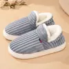 Pantuflas de algodón para mujer para el calor del hogar, pantuflas mullidas, zapatos perezosos, pantuflas de algodón de talla grande TEMU transfronterizas, zapatos perezosos de forro polar de coral