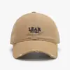 Gorra de Béisbol con Visera Extendida Estilo Primavera y Otoño Bordado Callejero Versátil para Hombre Casual Moda Coreana Protector Solar Adelgazante