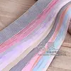 Fita Listrada Bicolor Coreana Acessórios de Cabelo Material DIY Embalagem de Caixa de Presente Acessórios de Vestuário Cadarços Fita Estilo Acadêmico