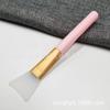 Shenzhen boa qualidade escova de máscara de silicone cabeça macia ferramenta de maquiagem beleza conjunto de bastões de filme escova de maquiagem de silicone em estoque