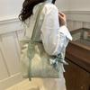 Bolsa Tote da Moda de Grande Capacidade para Mulheres, Nova Bolsa Simples Casual de Axila, Nova Bolsa de Ombro da Moda Verão 2024