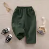 Pantalones Transfronterizos Europeos y Americanos para Niños Primavera y Otoño Casuales para Niños y Niñas Pantalones Deportivos Elásticos Lindos Pantalones para Bebés y Niños Liquidación
