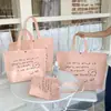 Bolsa de Mano No Tejida de Tienda de Ropa de Gama Alta Empaque Especial para Mujer Bolsa de Compras con Bolsa de Regalo La Bolsa Puede Imprimir Logo