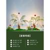 Planta Verde Simulada Paisajismo Helecho Cabeza de Mono Seda Dorada De Pie Planta Biónica China Decoraciones de Paisaje Interior Adornos Plantas Falsas en Maceta