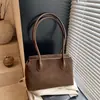 Bolsa tote grande de acabamento fosco retrô, nova, transfronteiriça, bolsa de ombro moderna e casual, bolsa de alta qualidade para o dia a dia de mulheres, personalizável