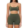 Conjunto Deportivo Transpirable de Estilo Europeo y Americano, Conjunto Casual de Running para Yoga para Mujer con Espalda Descubierta y Tirantes Finos 6116