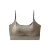 Sutiã com Decote Halter em U e Costas Bonitas para Mulheres com Seios Pequenos, Camisola Push-Up com Bojos, Líquido Invisível Tipo Base, Sutiã de Alça Fina para o Verão