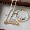 Collar de Camelia y Perla con Circonita Exquisito de Alta Gama Versátil Estilo Francés Cadena para Clavícula de Lujo Ligero Nicho para Mujeres