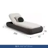 Sofá Silla de Patio para Villa al Aire Libre Cuerda Tejida Protector Solar Impermeable para Exteriores Mesa de Café de Pizarra de Gama Alta Cubierta para Mesa y Silla