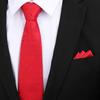 Corbata Delgada K-Style de 8cm para Hombre y Mujer, Moderna, Casual, Profesional, Rayada, Anudada a Mano, Corbata Fina para Novio, Padrinos de Boda, Banquete de Boda