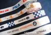 Fabricante Atacado Faixa Elástica Estampada, Faixa Elástica Colorida por Transferência de Calor, Faixa Elástica de Poliéster Espessa de Alta Elasticidade