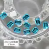 6*8 cor formato octogonal fundo plano unha diamante decoração rede vermelha explosões Xi Fei volta ao palácio vidro flash diamante unha joia