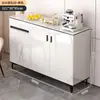 Aparador de Luxo Leve Uso Doméstico Montado na Parede Integrado Simples Moderno Armário Multifuncional de Armazenamento Sala de Estar Cozinha Armário