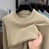 Suéter Masculino de Lã Puyuan 2026 Outono/Inverno Nova Moda Casual Versátil Aconchegante Quente Malha Base Suéter Masculino