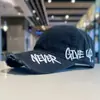 Gorra de béisbol vintage desgastada lavada para mujer, sombrero de sol de primavera y verano, gorra de moda con letras laterales, todo-partido para hombre