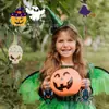 Decoración de Calabaza de Madera de Halloween Transfronteriza Campana de Viento Colgante de Festival de Fantasmas de Madera para Niños Colgante de Fiesta