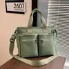 Bolsa de Ombro Feminina Simples de Novo Estilo, Grande Capacidade, Bolsa de Mão Tendência para Viagem, Bolsa Tote Transversal Casual