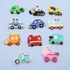 Série Escavadeira Carro Menino PVC Adesivo Macio Patch Geladeira Adesivo Caixa de Armazenamento Patch Adesivo Macio Acessórios DIY