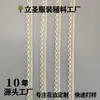Dente de Cachorro Vazado Simples Moda Renda de Algodão Têxtil para Casa Bainha de Saia Roupa Acessórios de Chapéu para Cabeça Alça de Ombro Laço