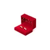 Exquisita Caja de Anillos de Terciopelo, Caja de Joyería de Boda de Alta Gama Personalizada, Caja para Colgante Collar, Pulsera, Caja de Joyería, Caja de Anillos