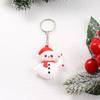 Llavero de dibujos animados nueva serie navideña árbol de Navidad muñeco de nieve navideño alce calcetines navideños guantes colgante para mochila escolar