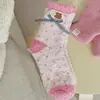 Calcetines para Casa Espesos de Terciopelo de Coral con Puntos Calcetines para Dormir de Mujer No Sueltan Pelo Calcetines de Media Caña Calcetines para el Piso de Mujer